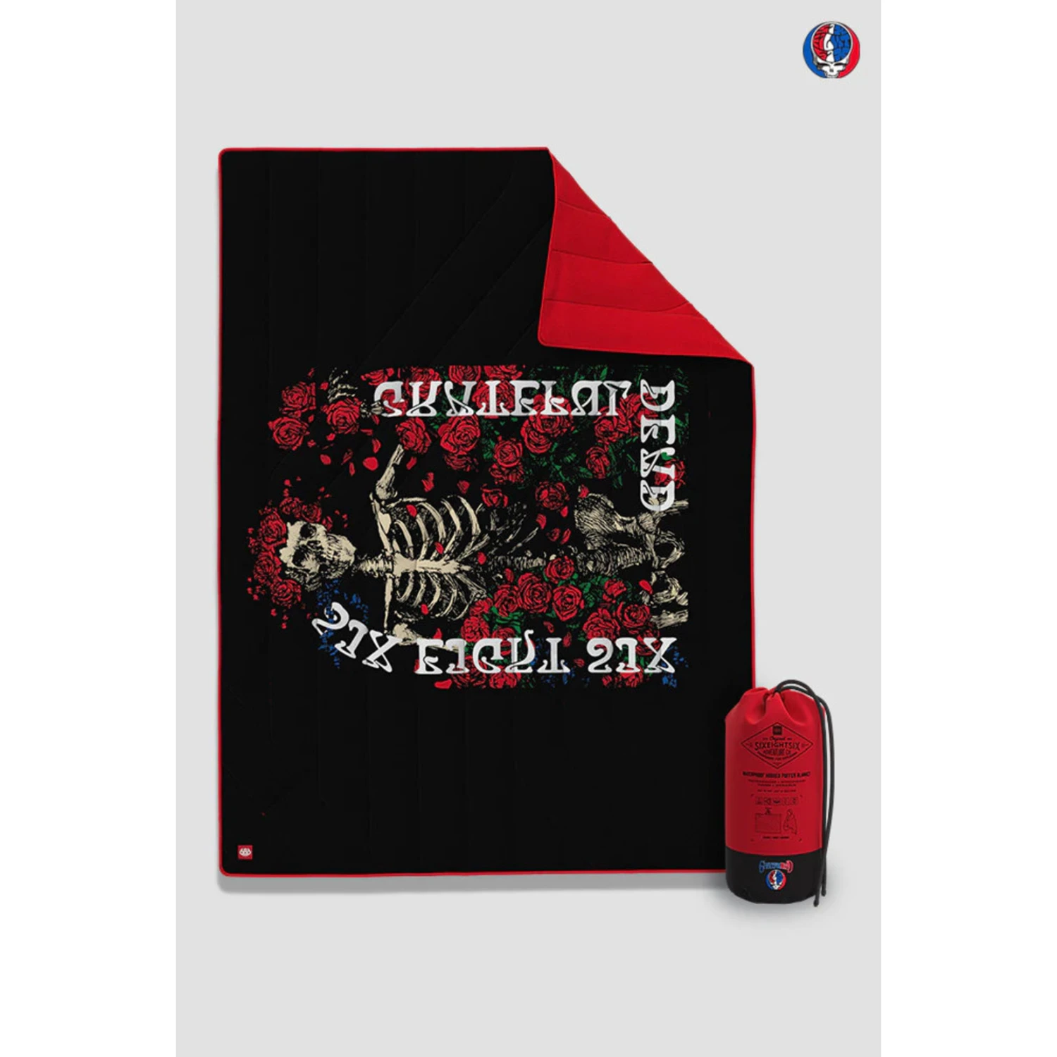 686 X Grateful Dead Waterproof Hooded Puffer Blanket - Image 2
