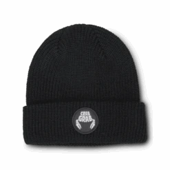 Crab Grab Circle Patch Beanie