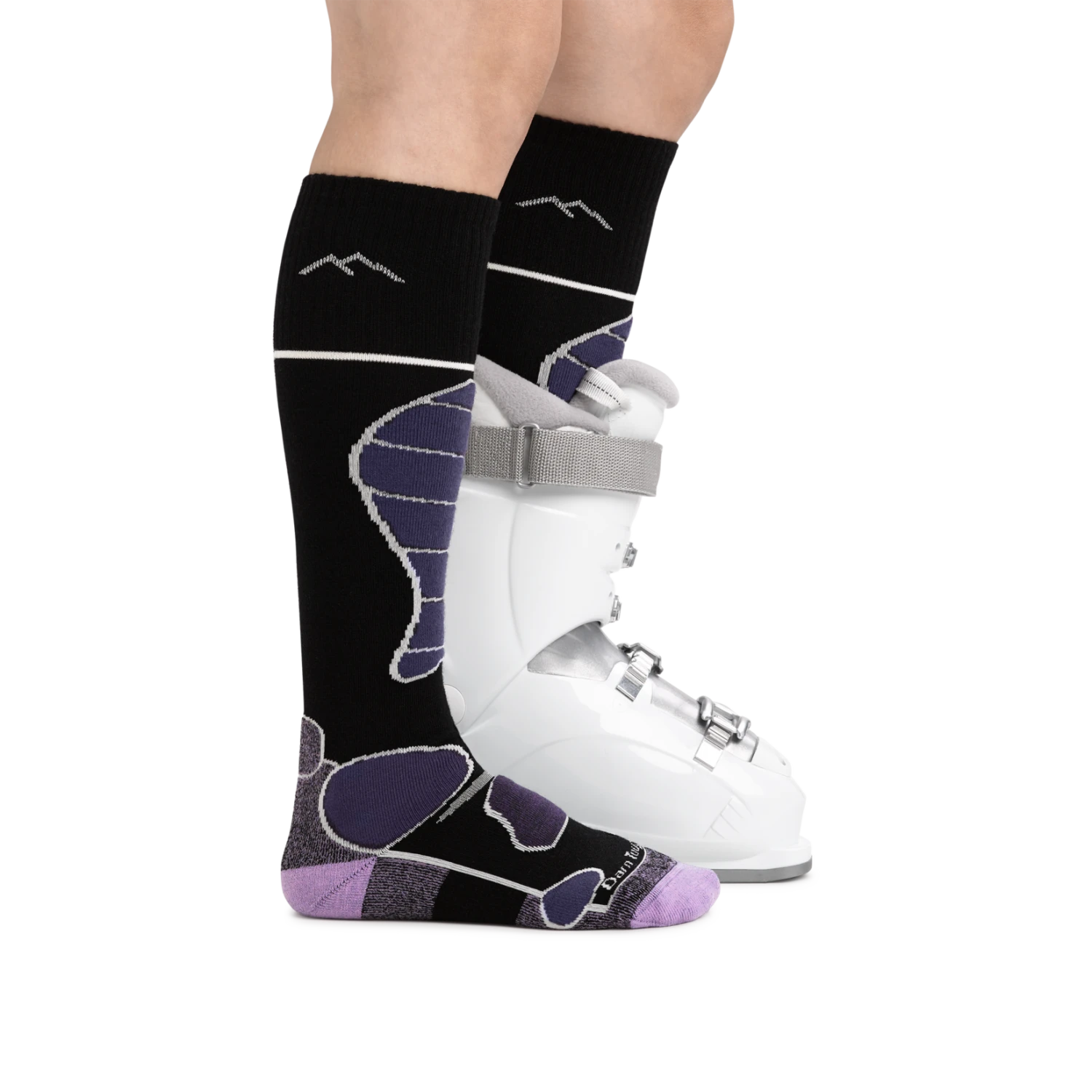 Darn Tough Women's Function 5 Over-the-Calf Midweight Ski & Snowboard Sock - Image 3