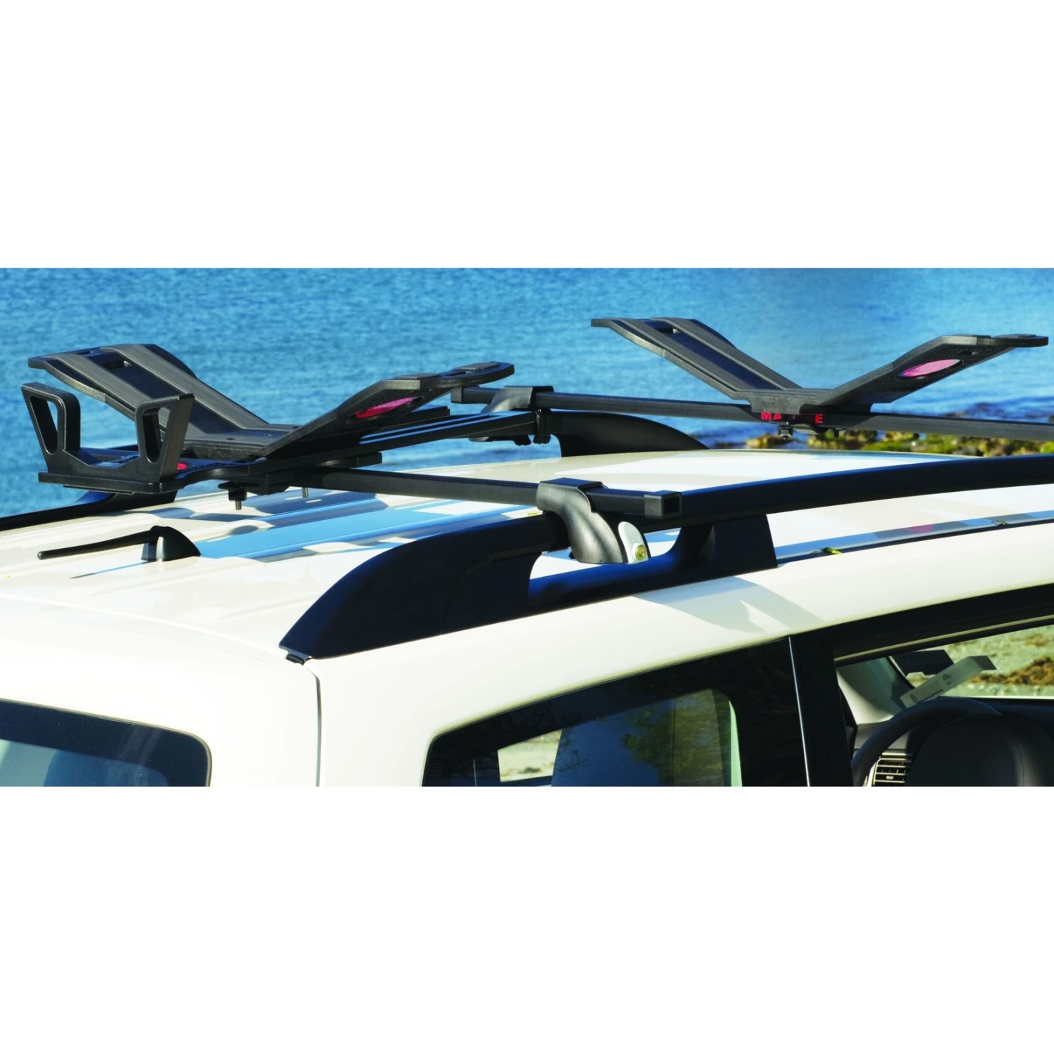 Malone SeaWing™ Kayak Carrier With Stinger™ Load Assist Combo - Tie-Downs - V Style - Rear Loading - Image 4