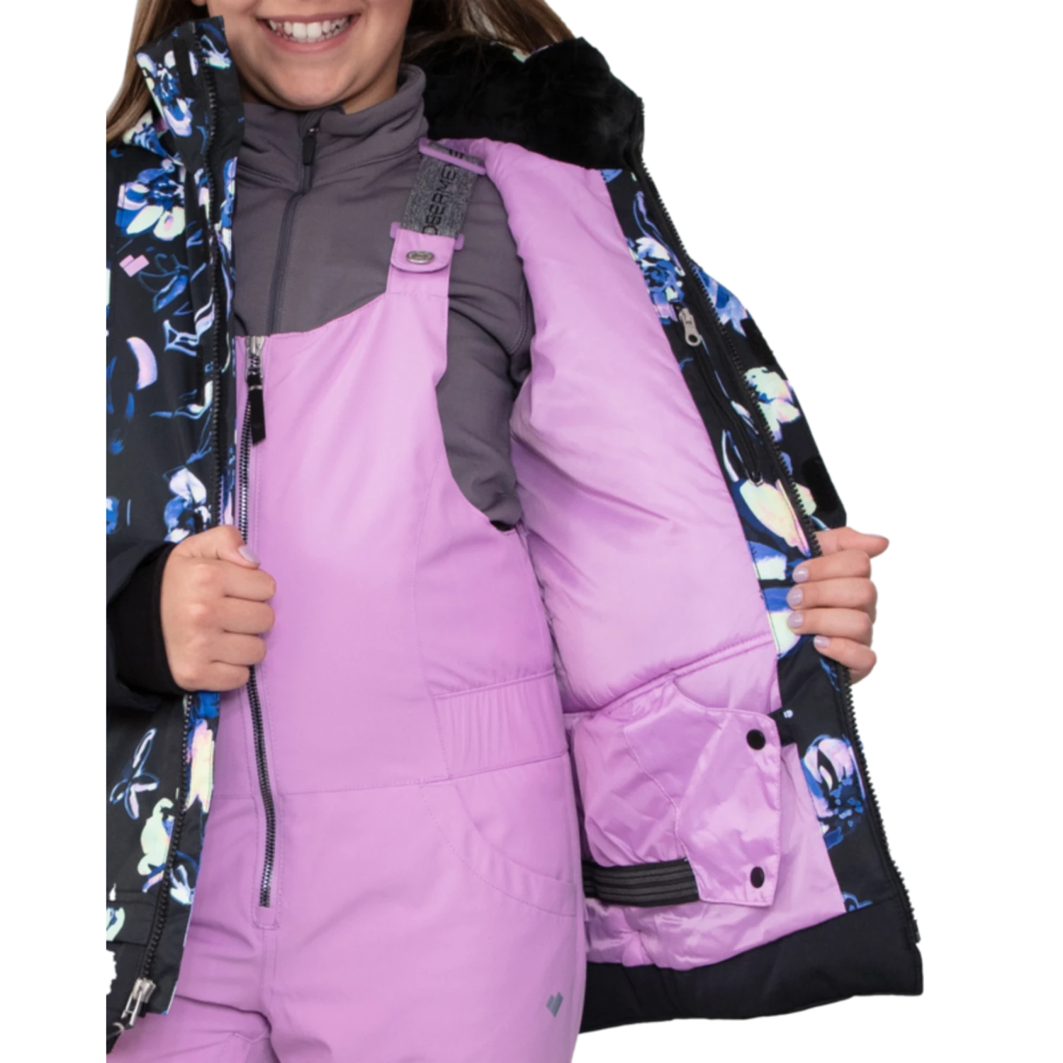 Obermeyer Teen Girl's Taja Print Jacket - Image 4