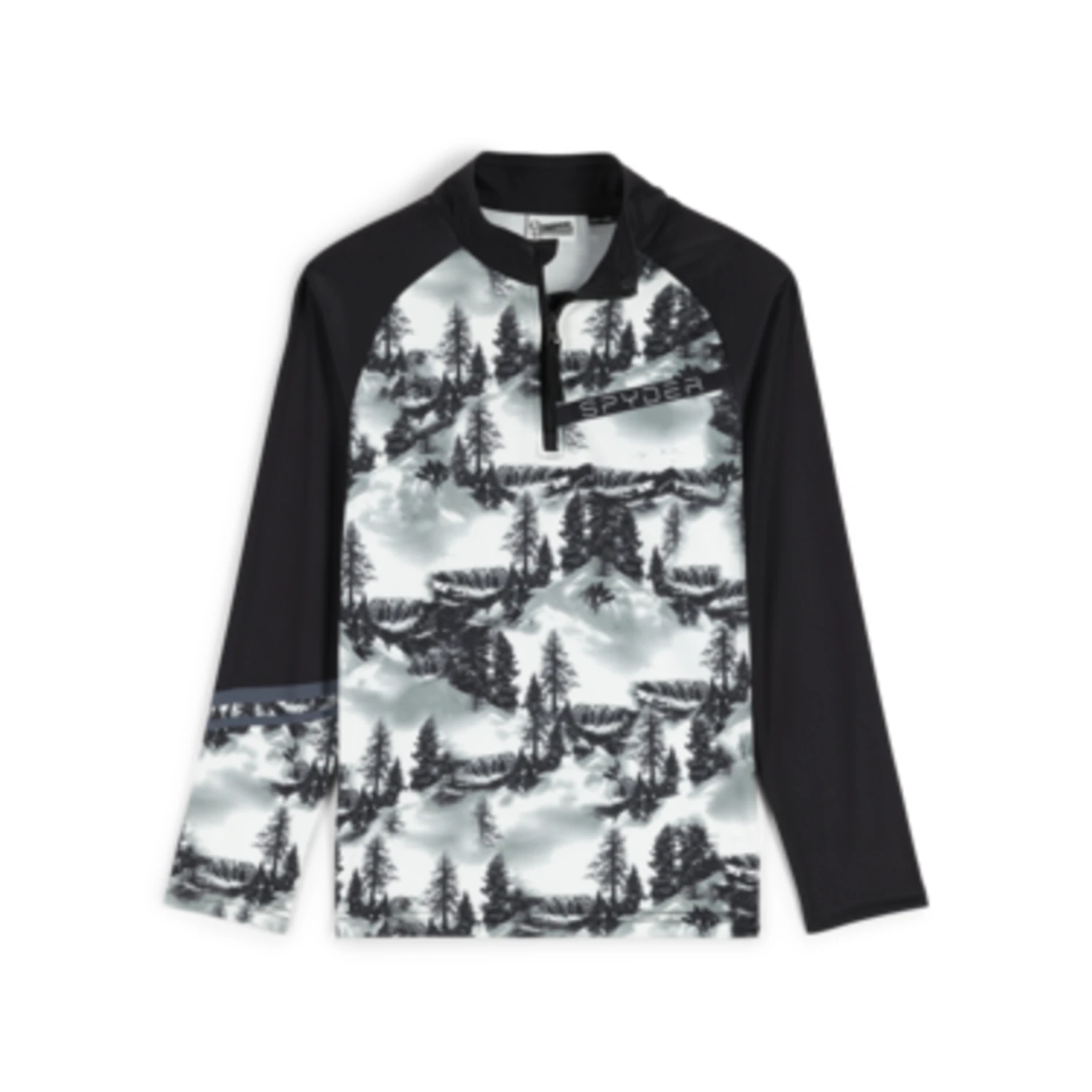 Spyder Boys Treeline Zip T-Neck